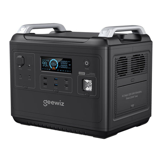 Geewiz 2200W Portable UPS Power Station Kit - 2000Wh LIFEPO4