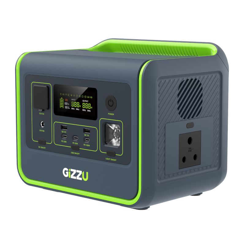 Gizzu Hero Core 800W 512Wh UPS Power Station